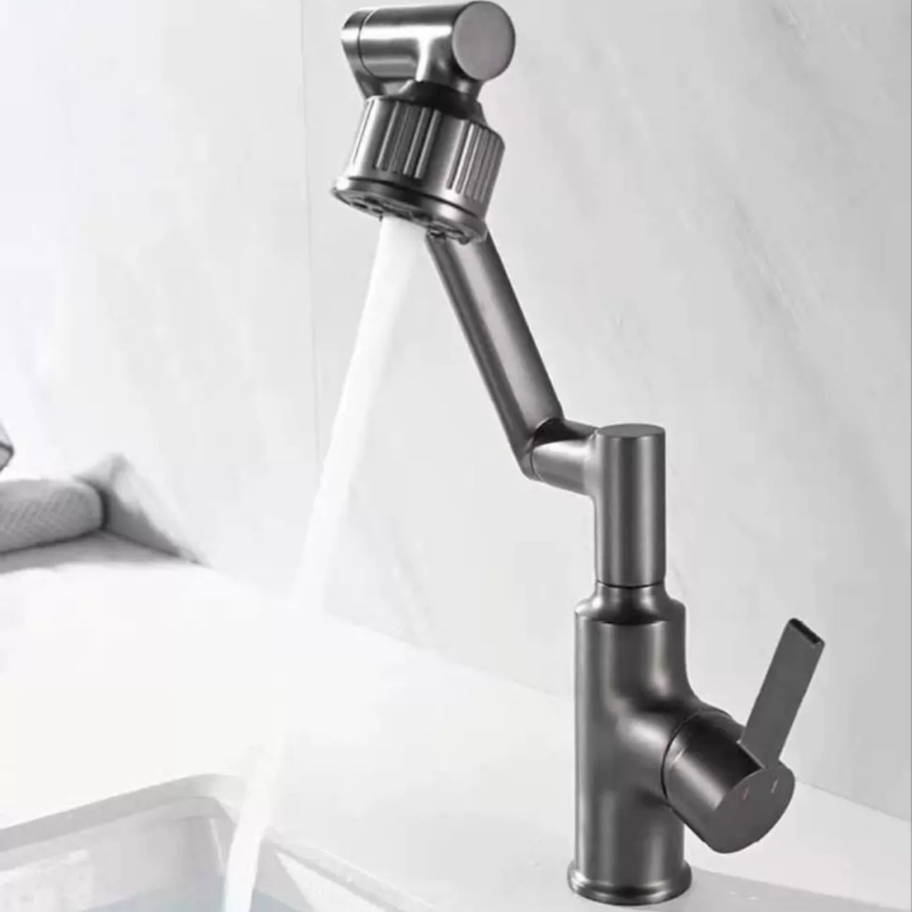 Universal Swing Rotating Basin Faucet,Multifunctional Hot and Cold Washstand