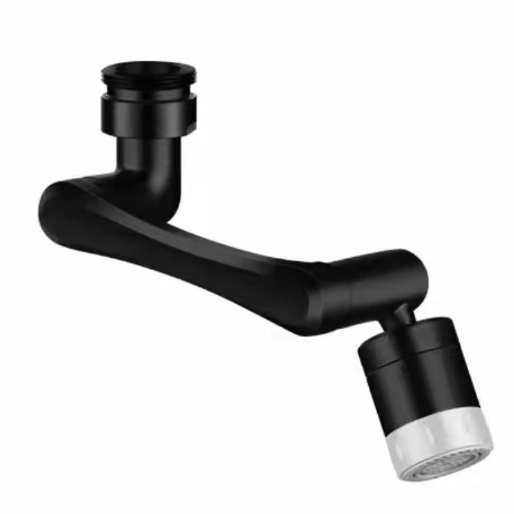 Extensor de grifo, filtro aireador de grifo antisalpicaduras con rotación angular, brazo robótico universal giratorio de 1080°.