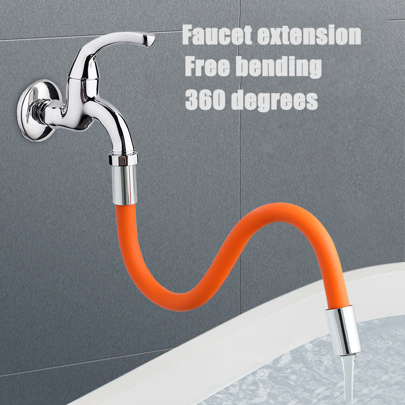 Universal Foaming Extension Tube360° Free Bending FaucetLengthening Extender Adjustable SinkDrain Extension Tube BathroomFaucet Extender
