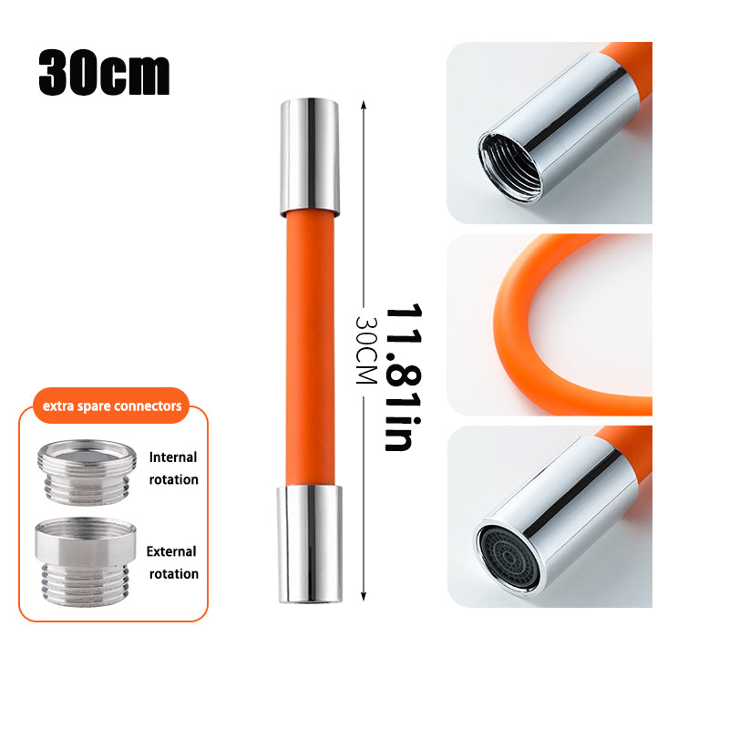 Universal Foaming Extension Tube360° Free Bending FaucetLengthening Extender Adjustable SinkDrain Extension Tube BathroomFaucet Extender