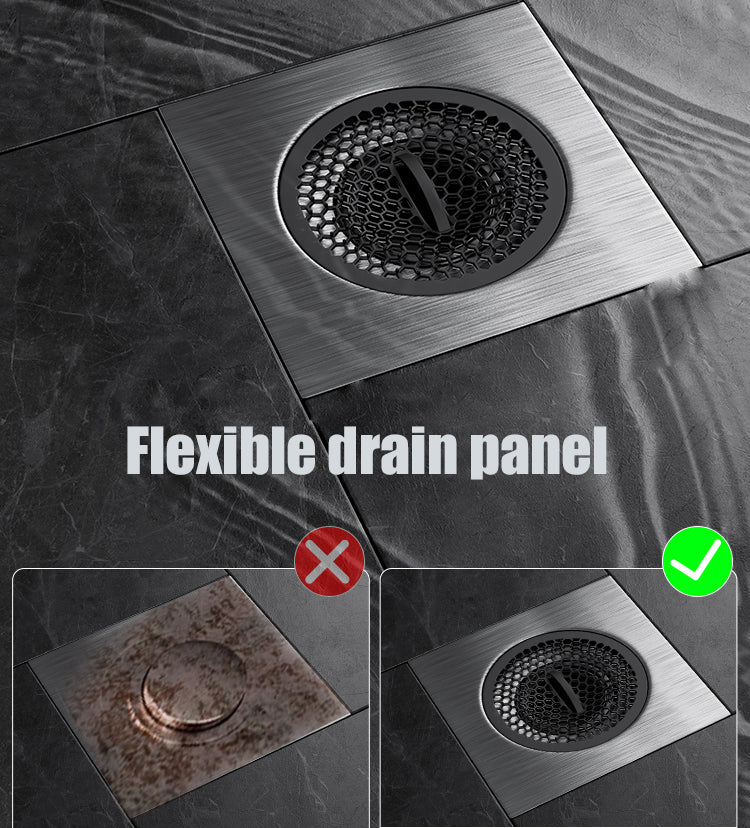 Panel de drenaje de piso para salida de diámetro 1,18-2,95 pulgadas para drenaje oxidado, desgastado y maloliente