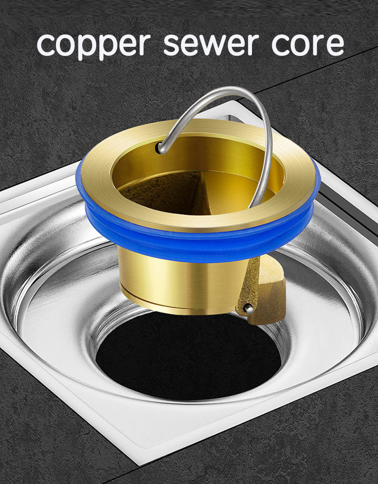 SELLO Anti-odor Copper Floor Drain Core for Outlet Diameter 1.3~1.6 Inches 2pieces