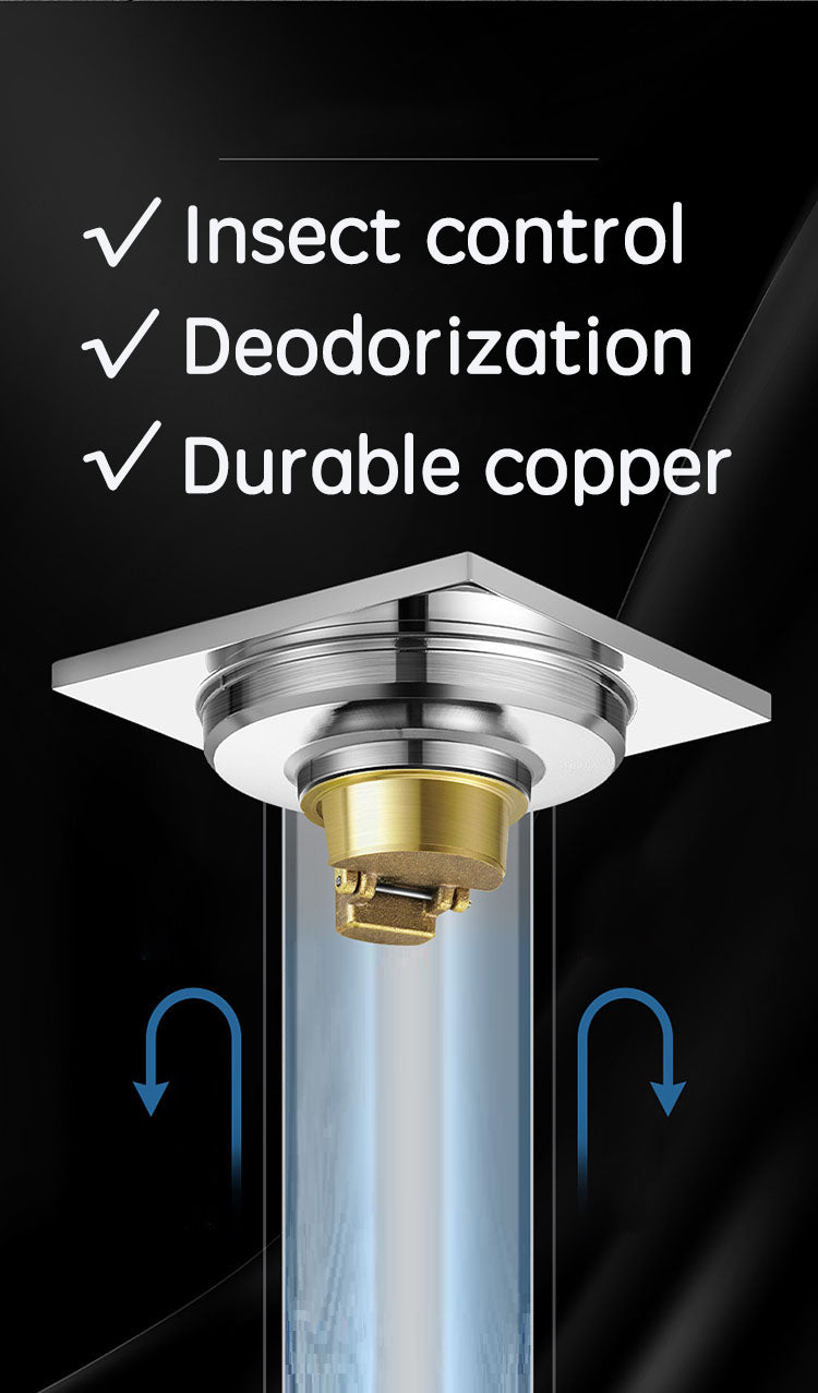 SELLO Anti-odor Copper Floor Drain Core for Outlet Diameter 1.3~1.6 Inches 2pieces