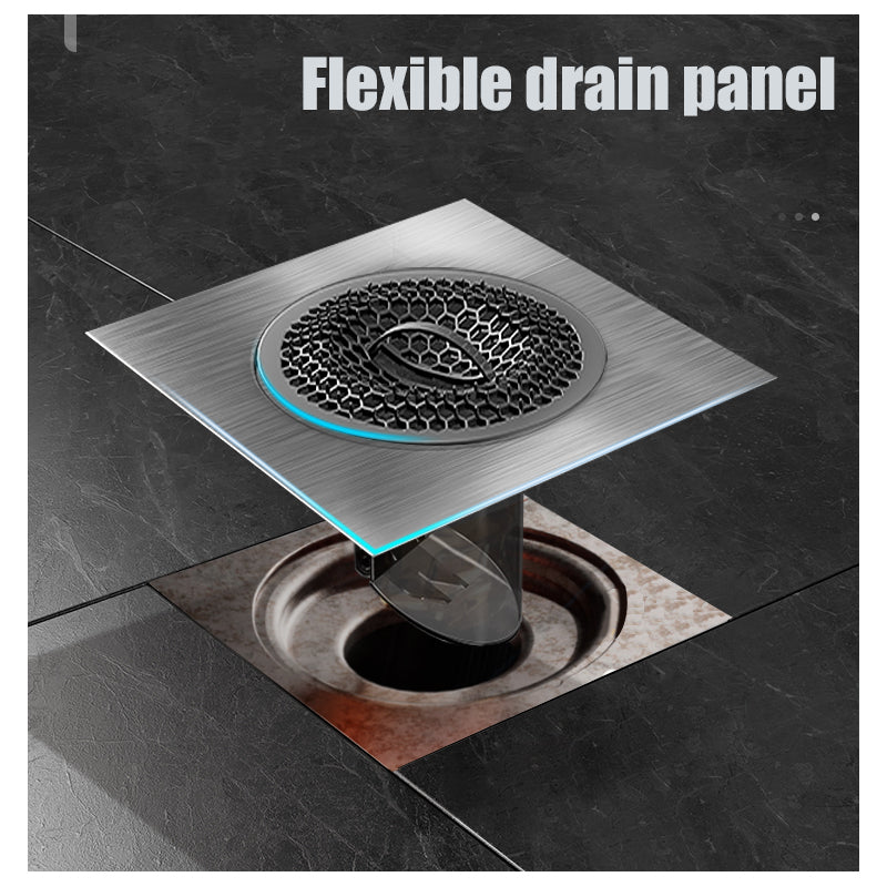 Panel de drenaje de piso para salida de diámetro 1,18-2,95 pulgadas para drenaje oxidado, desgastado y maloliente