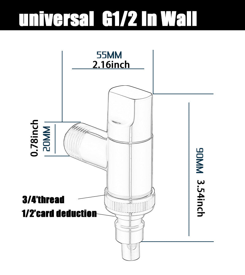 Washing Machine Matching Faucet and Floor Drain Drainer