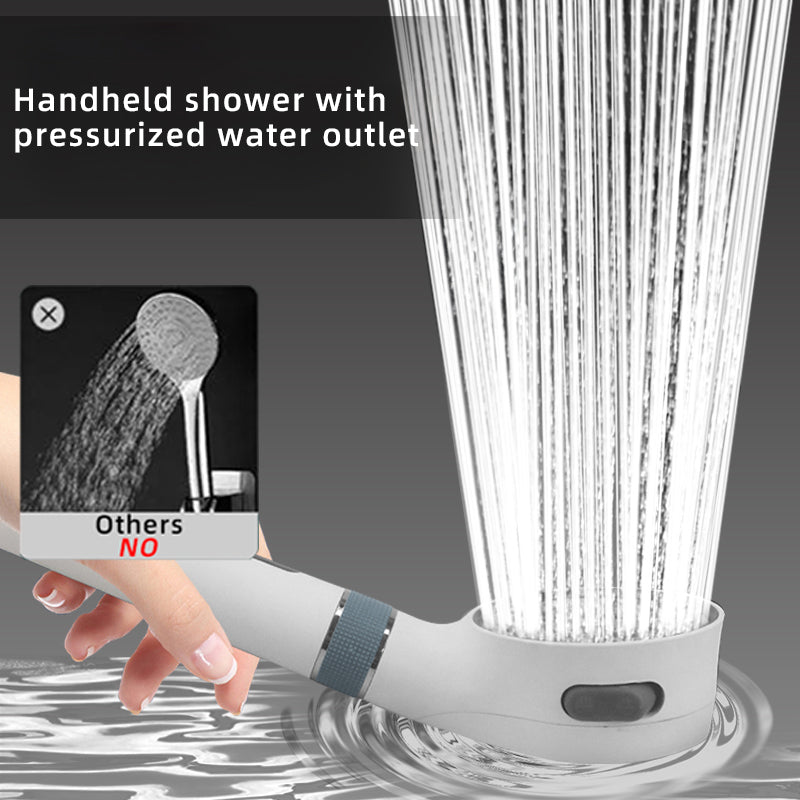 Bathroom Skin Care Filter Booster Shower, Soft Water Flow, Rotating to Adjust the Water Volume