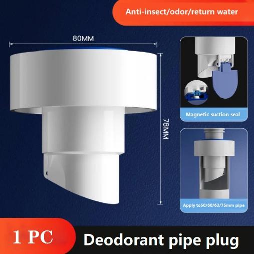 SELLO Drain Seal Plug for 1.5～2.5’’ PVC Pipe Anti-odor Anti-bugs Kitchen Bathroom