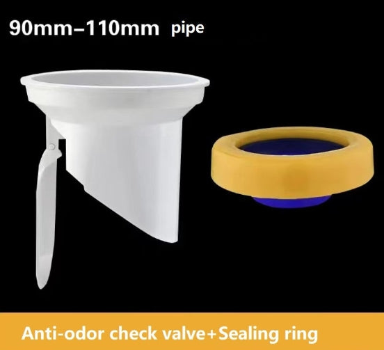 Toilet Flanges and Wax Rings for Toilets with Extended Flanges and Extra Thick Wax Rings for Floor Exit Toilets New Installation