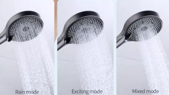 Simple Silicone Large Panel Shower Head