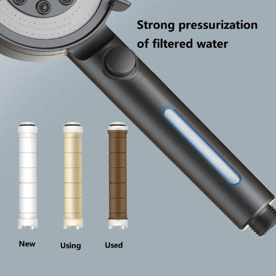 Five Function Water Purification Booster Shower