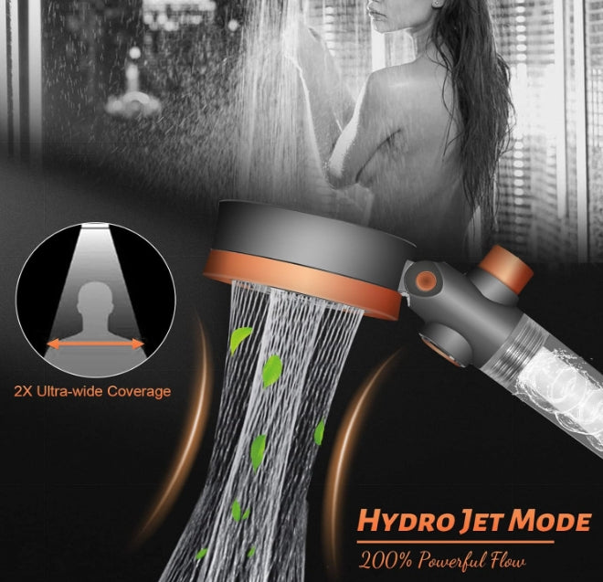 Multi Function Shower Head with Hand Shower, Hose, and MasterClean Technology