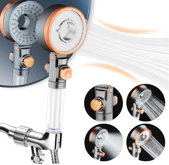 Multi Function Shower Head with Hand Shower, Hose, and MasterClean Technology