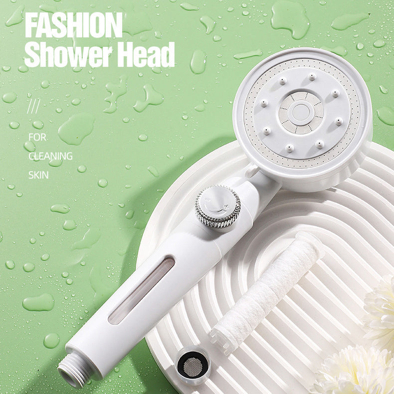 Pressurized Filtered Shower Water Purification to Remove Chlorine and Beautify the Skin