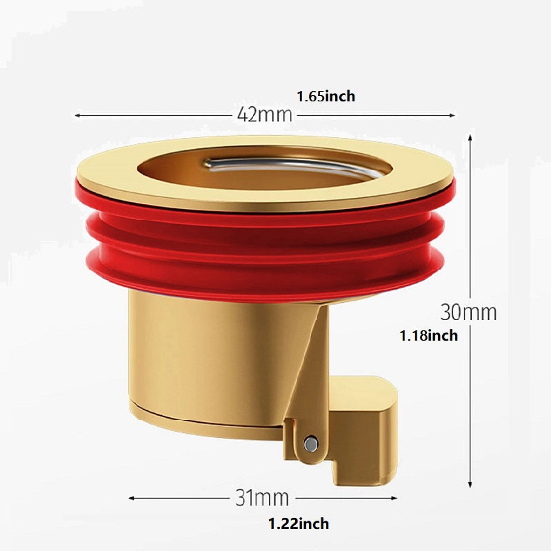 SELLO Shower Room Floor Drain Plug-in Anti-odor Plug one-way Drain Valve Anti-backflow Valve