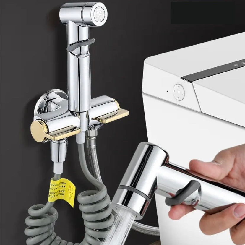 SELLO Bathroom Toilet Fflushing All-Copper Booster Spray Gun