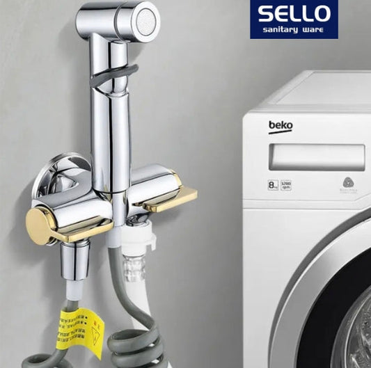 SELLO Bathroom Toilet Fflushing All-Copper Booster Spray Gun