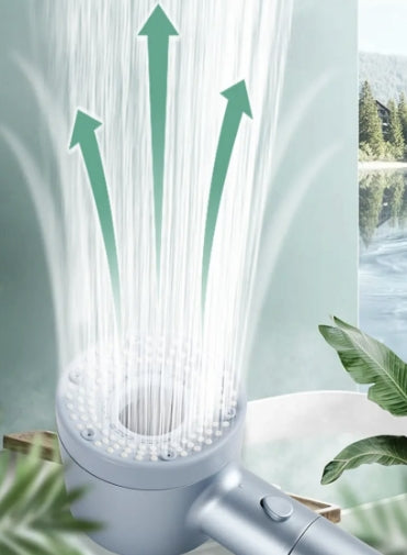 Double Powerful Supercharged Five-Speed Shower Head Water Purification Filter Hand Spray