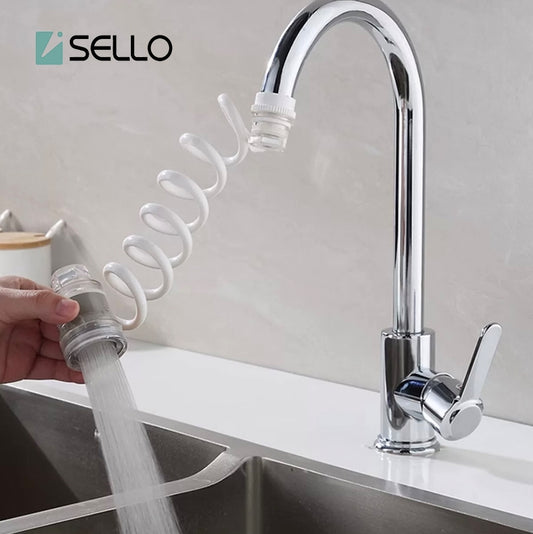 Faucet Extension Filter can be Rotated to Extend the Pull-Out Spout