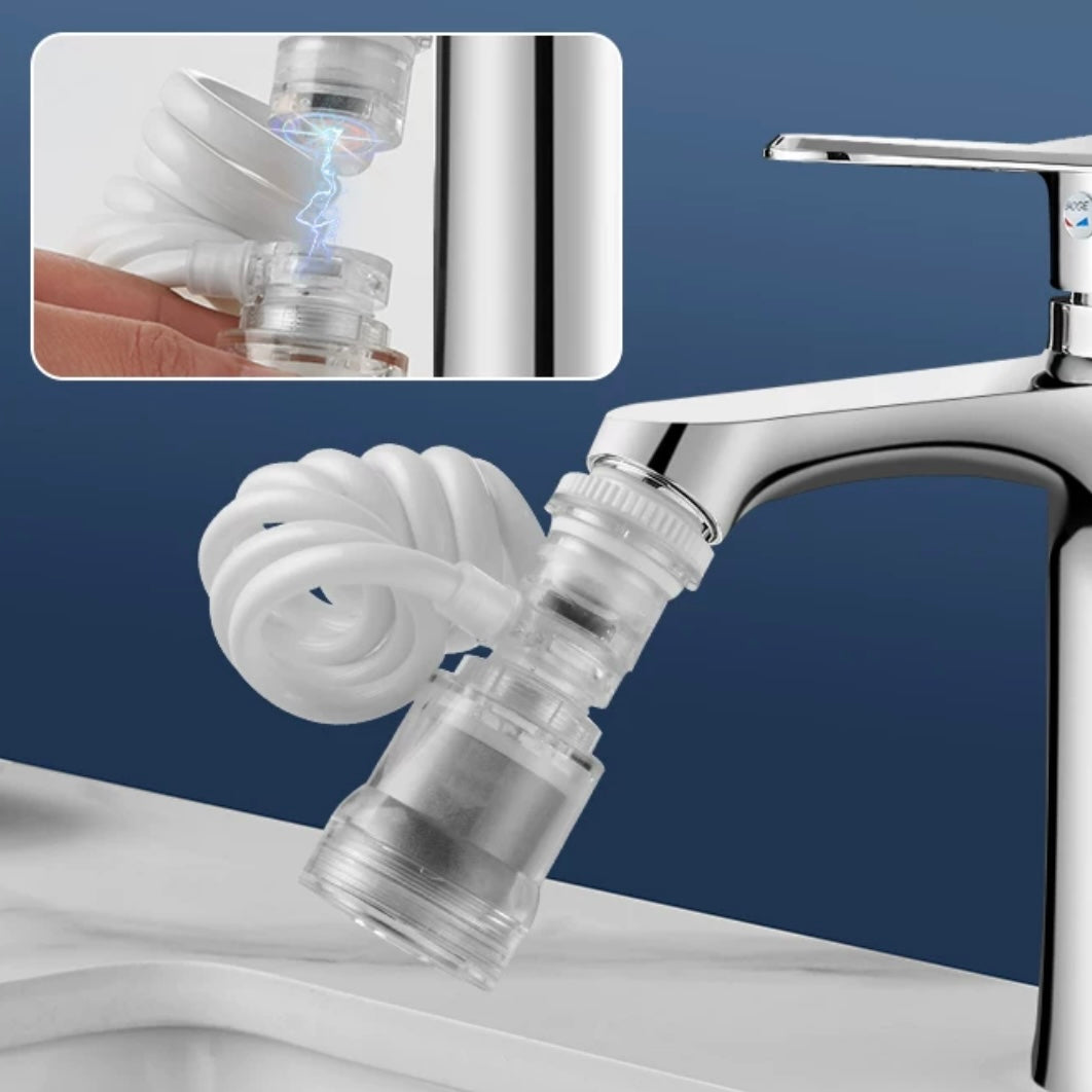 Faucet Extension Filter can be Rotated to Extend the Pull-Out Spout