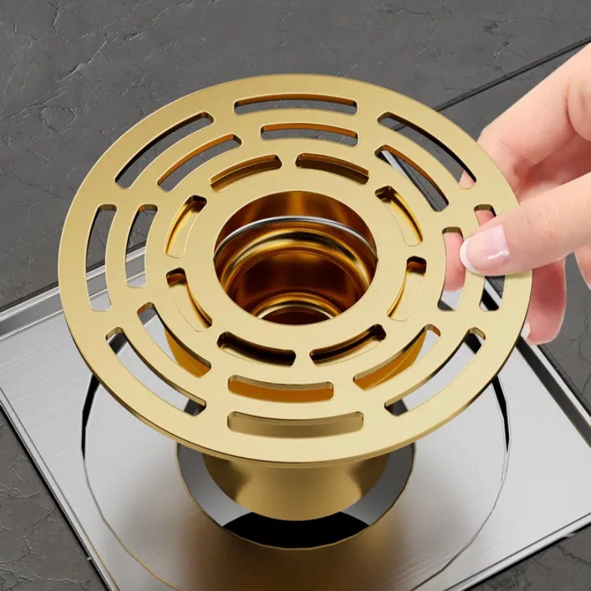 Copper Floor Drain Deodorizing Inner Core Bathroom Insect-proof Sewer Pipe Filter Anti-blocking Artifact Closed Cover