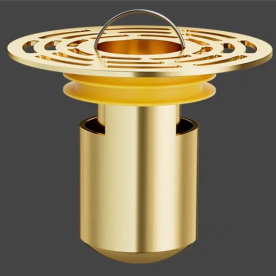 Copper Floor Drain Deodorizing Inner Core Bathroom Insect-proof Sewer Pipe Filter Anti-blocking Artifact Closed Cover