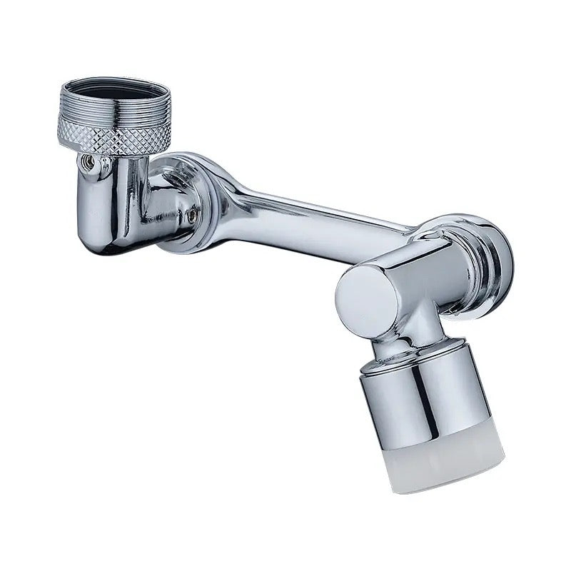 Faucet Extender, Angle Rotating Anti-Splash Water Filter Faucet Aerator, Universal 1080° Rotating Robot Arm Rotating Faucet Extension