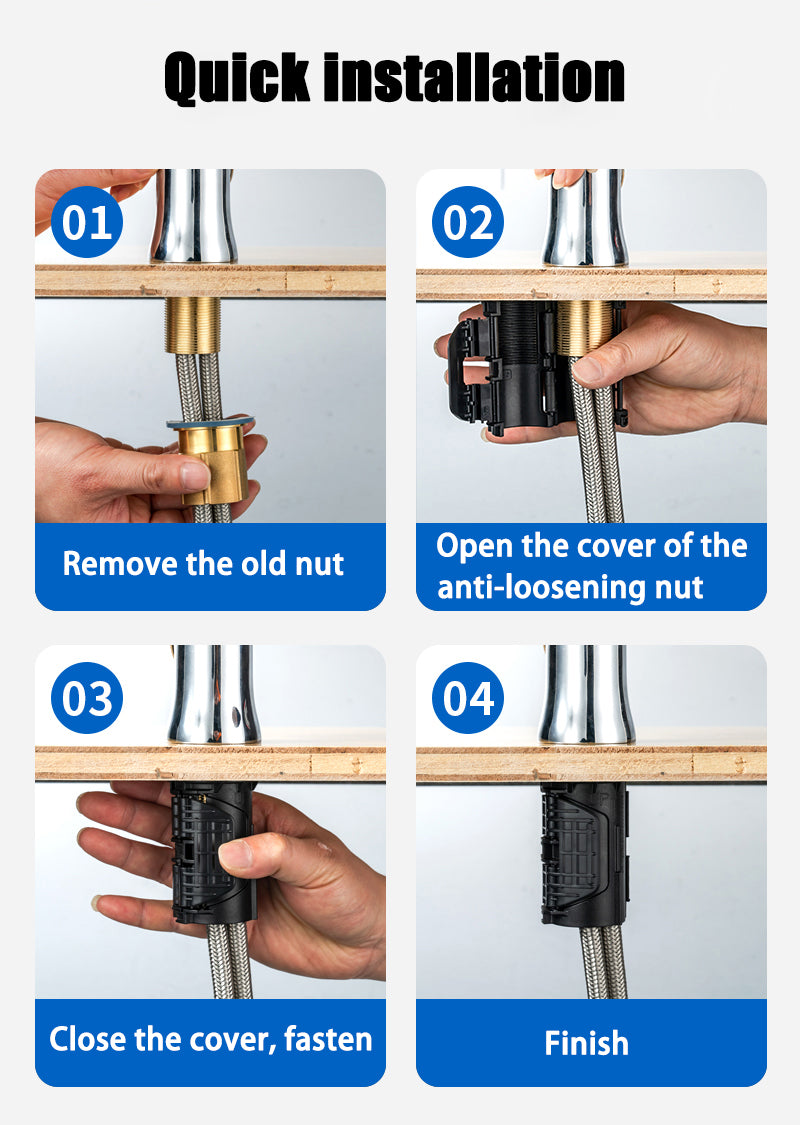 Anti-Loosening Nut Faucet Holder Fixing Locking Nut