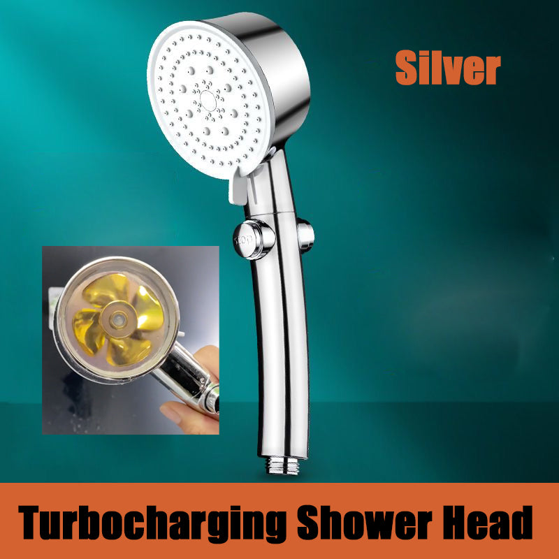 High Pressure Turbo Propeller FlowShower Head with Six Modes