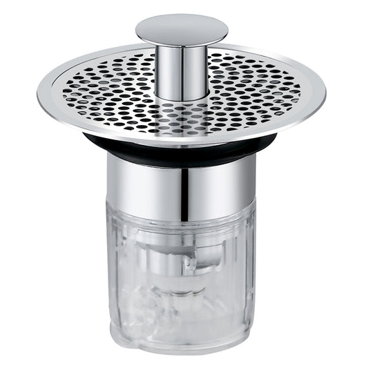 SELLO Universal Bathroom Sink Stopper, for 34~37mm Basin Pop-Up Drain Filter,  Bathroom Converter Sink Drain Strainer Plug with Basket Hair Catcher