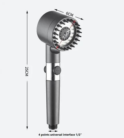 High Pressure 3-mode Shower Head Combo, Shower Head with Handheld,Massage Scalp,With Filter Component to Filter and Adsorb Impurities