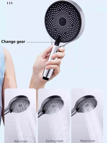 Simple Silicone Large Panel Shower Head