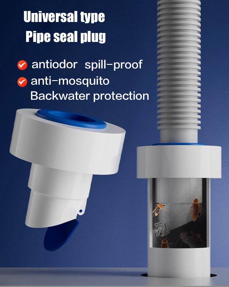 SELLO Drain Seal Plug for 1.5～2.5’’ PVC Pipe Anti-odor Anti-bugs Kitchen Bathroom