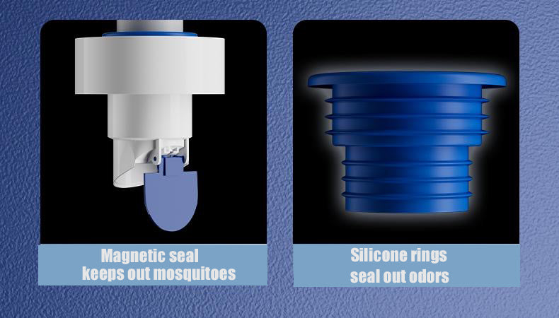 SELLO Drain Seal Plug for 1.5～2.5’’ PVC Pipe Anti-odor Anti-bugs Kitchen Bathroom